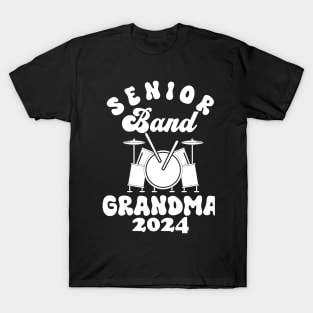 senior Band Grandma 2024 Funny grandma T-Shirt